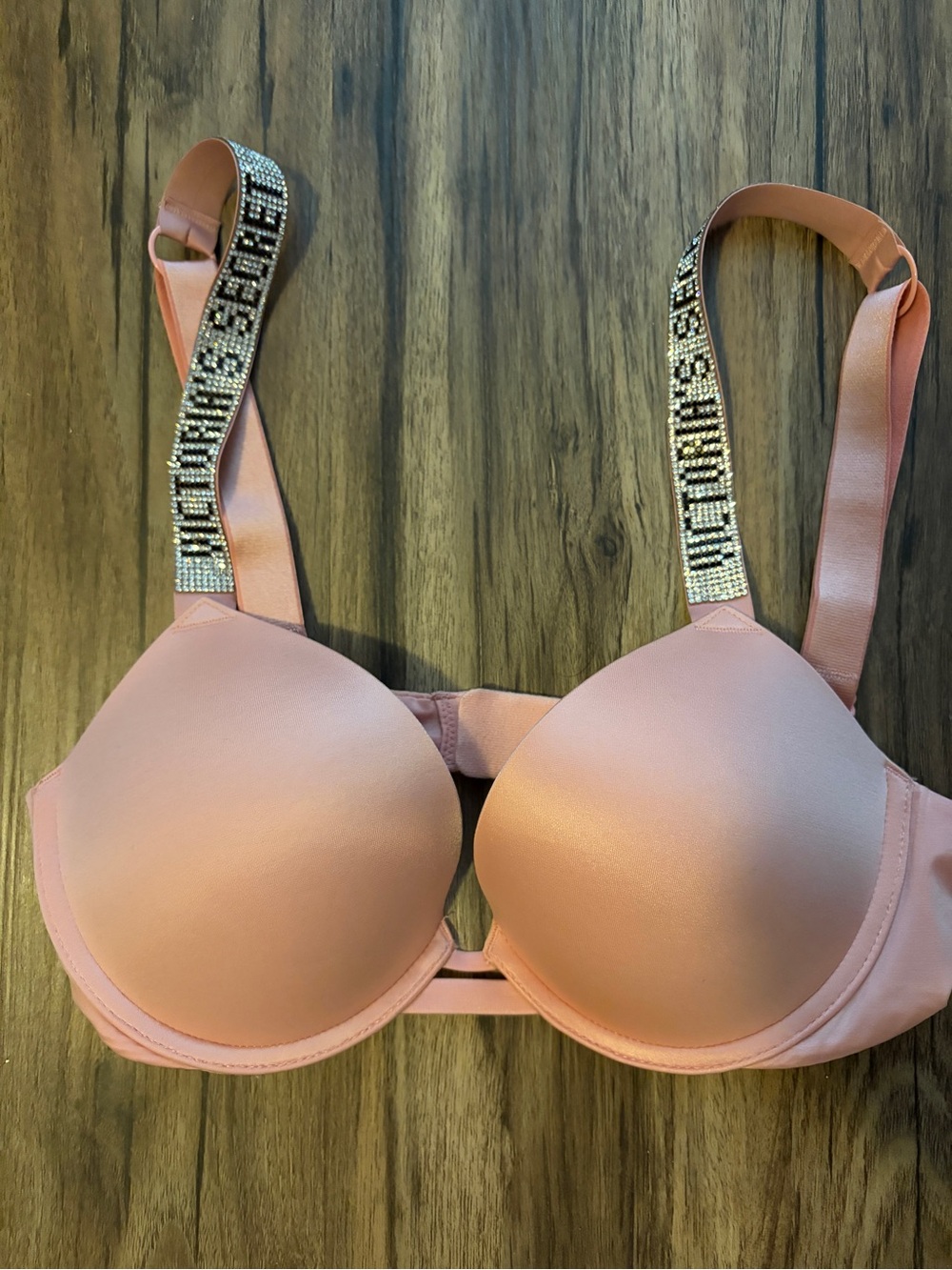 Victoria's Secret Padded Bra with Embellished Rhinestone Straps